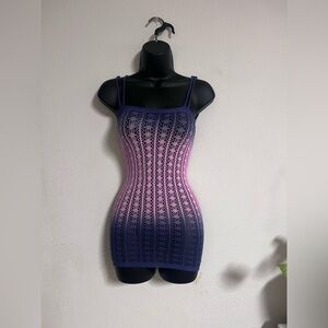 Purple and Pink Lace Dress\ Lingerie